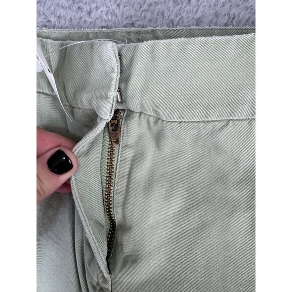 J.Crew Womens Small Sage Green Skirt With Floral Lining & Zipper Y2K NWT - Picture 2 of 10